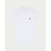 Polo enfant Lacoste Polo gar&ccedil;on en petit piqu&eacute; Blanc