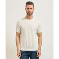 Pulls/Sweat sur Grenoble : Pull Sette/Mezzo Pull Homme Settemezzo avec C&ocirc;tes Blanc