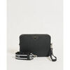 Pochette Marc Ellis Sac Femme Flat Flowe avec Bandouli&egrave;re en Tissu Noir
