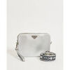 Sac a main Marc Ellis Sac Femme Flat Flowe avec Bandouli&egrave;re en Tissu Argent&eacute;