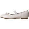 Ballerines enfant Poti Pati Ballerines Junior &agrave; Elastique Super Mode Blanc