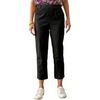 Pantalon Daxon by - Pantacourt avec &eacute;lasthanne Noir