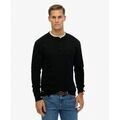 Pull Superdry Vintage Logo Mid Weight Long Sleeve Half Button