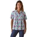 Chemises sur Grenoble : Chemise Daxon by - Chemisier effet plastron manches courtes