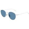 Lunettes de soleil Montblanc MB0473S Lunettes de soleil, Argent/Bleu, 50 mm Argent&eacute;
