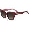 Lunettes de soleil Moschino MOL098/S Lunettes de soleil, Rouge/Marron, 54 mm