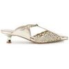 Chaussures escarpins Caf&eacute; Noir 99050 Dor&eacute;