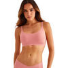Triangles / Sans armatures Selmark Soutien-gorge sans armatures coques amovibles ONE Orange