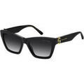 Lunettes sur Grenoble : Lunettes de soleil Marc Jacobs MARC 884/S Lunettes de soleil, Noir/Gris, 54 mm