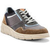 Baskets basses Pediconfort Sneakers semelle int&eacute;rieure moelleuse Multicolore