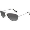 Lunettes sur Grenoble : Lunettes de soleil Maui Jim MJ0245S Lunettes de soleil, Argent/Gris, 57 mm Argent&eacute;