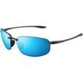 Lunettes sur Grenoble : Lunettes de soleil Maui Jim MJ0407S Lunettes de soleil, Gris/Bleu, 64 mm