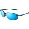 Lunettes de soleil Maui Jim MJ0676S Lunettes de soleil, Bleu/Bleu, 63 mm