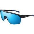 Lunettes sur Grenoble : Lunettes de soleil Maui Jim MJ0595S Lunettes de soleil, Noir/Bleu, 99 mm