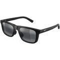 Lunettes sur Grenoble : Lunettes de soleil Maui Jim MJ0341S Lunettes de soleil, Noir/Gris, 52 mm