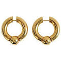Boucles d'oreille sur Grenoble : Boucles oreilles Balenciaga Boucles d'oreilles dor&eacute;es Dor&eacute;