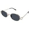 Lunettes de soleil Xlab S.Domino Lunettes de soleil, Argent/Fum&eacute;e, 53 mm Argent&eacute;