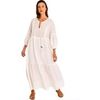 Robe Selmark Robe estivale longue manches trois-quart Boho Chic Mare