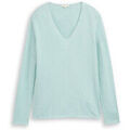 Pull sur Grenoble : Pull Tom Tailor Pull COL V Blue Haze