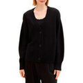 Pull sur Grenoble : Pull Tom Tailor Gilet MAILLE Deep Black