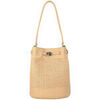 Sac Bandouliere Zanellato Petit sac seau en osier beige