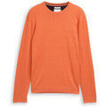 Pull sur Grenoble : Pull Tom Tailor Pull COL ROND Chili Orange