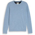 Pull sur Grenoble : Pull Tom Tailor Pull COL ROND Spring Blue