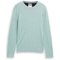 Pull sur Grenoble : Pull Tom Tailor Pull COL ROND Soft Greyish