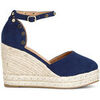 Espadrilles Caf&eacute; Noir C1XA9910 Bleu