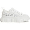 Baskets basses Caf&eacute; Noir C1DG9320 Blanc