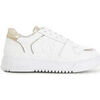 Baskets basses Caf&eacute; Noir C1DC1001 Blanc