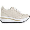 Baskets basses Caf&eacute; Noir C1DN1004 Beige