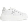 Baskets basses Caf&eacute; Noir C1DF1023 Blanc