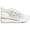 Baskets basses Caf&eacute; Noir C1DN1028 Blanc