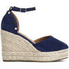 Chaussures escarpins Caf&eacute; Noir C1XA9000 Bleu
