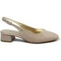 Chaussures d&eacute;contract&eacute;es femme sur Grenoble : Ballerines Valleverde VAL-E25-28060-GO Dor&eacute;