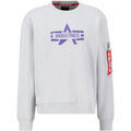 Pulls/Sweat sur Grenoble : Sweat-shirt Alpha Industries Logo Edge Sweatshirt - pastel grey