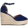 Espadrilles Caf&eacute; Noir CAF-RRR-XA90-B012 Bleu