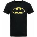 Tee-shirts sur Grenoble : T-shirt Dc Comics Batman Logo T-shirt &agrave; manches courtes Noir