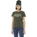 Tee-shirts sur Grenoble : T-shirt Von Dutch T-shirt femme col rond allover et print devant Leopard