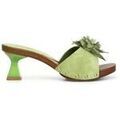 Mules femme sur Grenoble : Mules Caf&eacute; Noir CAF-RRR-D6002-G001 Vert