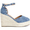 Espadrilles Caf&eacute; Noir C1XA9102 Bleu