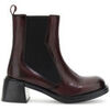 Bottines Caf&eacute; Noir C1HA1000 Rouge