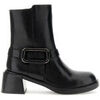 Bottines Caf&eacute; Noir C1HA1006 Noir