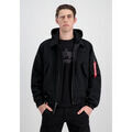 Blouson Alpha Industries CWU Zip Hood Wool - black