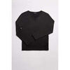 Maillots de corps Ysabel Mora Maillot de corps thermique noir manches longues col V Noir