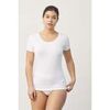 Maillots de corps Ysabel Mora Maillot de corps blanc &agrave; manches courtes Blanc