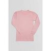 Maillots de corps Ysabel Mora T-shirt chaud manches longues col semi-cygne Rose