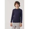 Maillots de corps Ysabel Mora T-shirt chaud manches longues col semi-cygne Marine