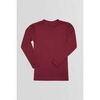 Maillots de corps Ysabel Mora T-shirt chaud manches longues col semi-cygne Rouge